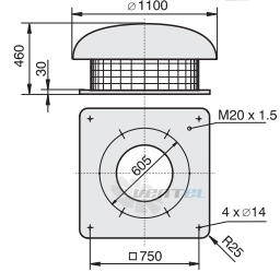 Rosenberg DHW 630-4 D - описание, технические характеристики, графики